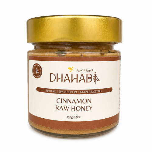 Dhahabi Raw Honey Infusions: Cinnamon Honey 250g